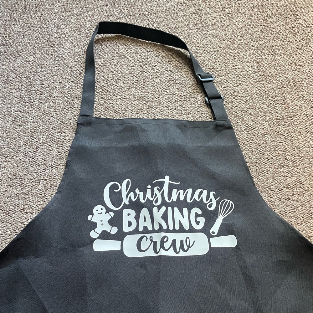 Christmas baking crew apron